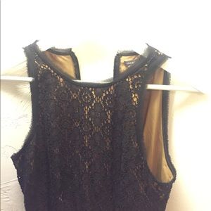 Vince black lace dress Size 8